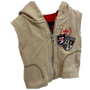 Tommy Hilfiger vest sweater for an 18 month boy.